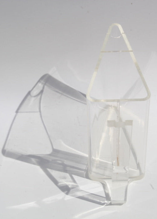Vintage HJ Stotter Acrylic Triangle Pitcher