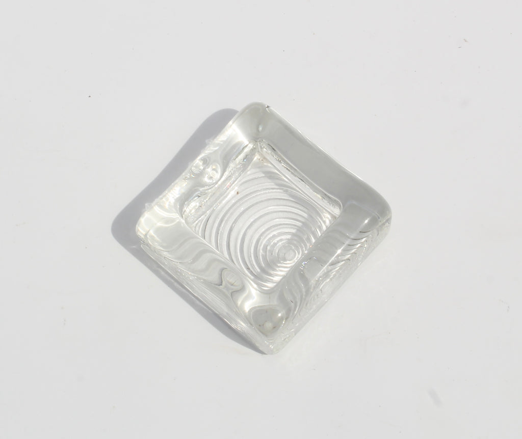 Square Glass Ashtray