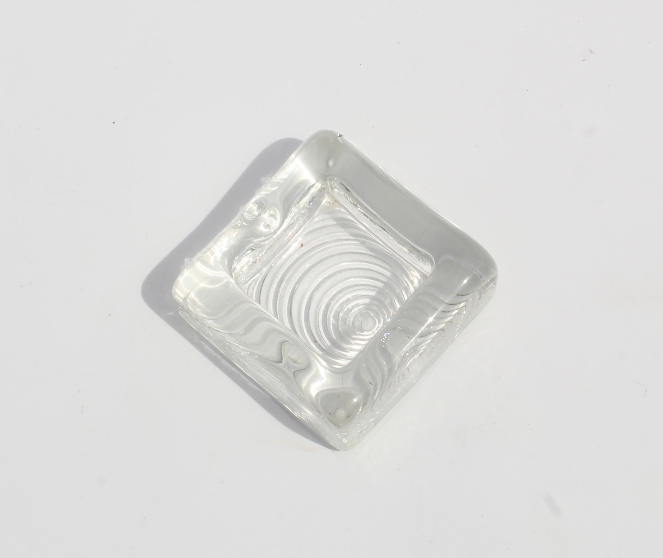 Square Glass Ashtray