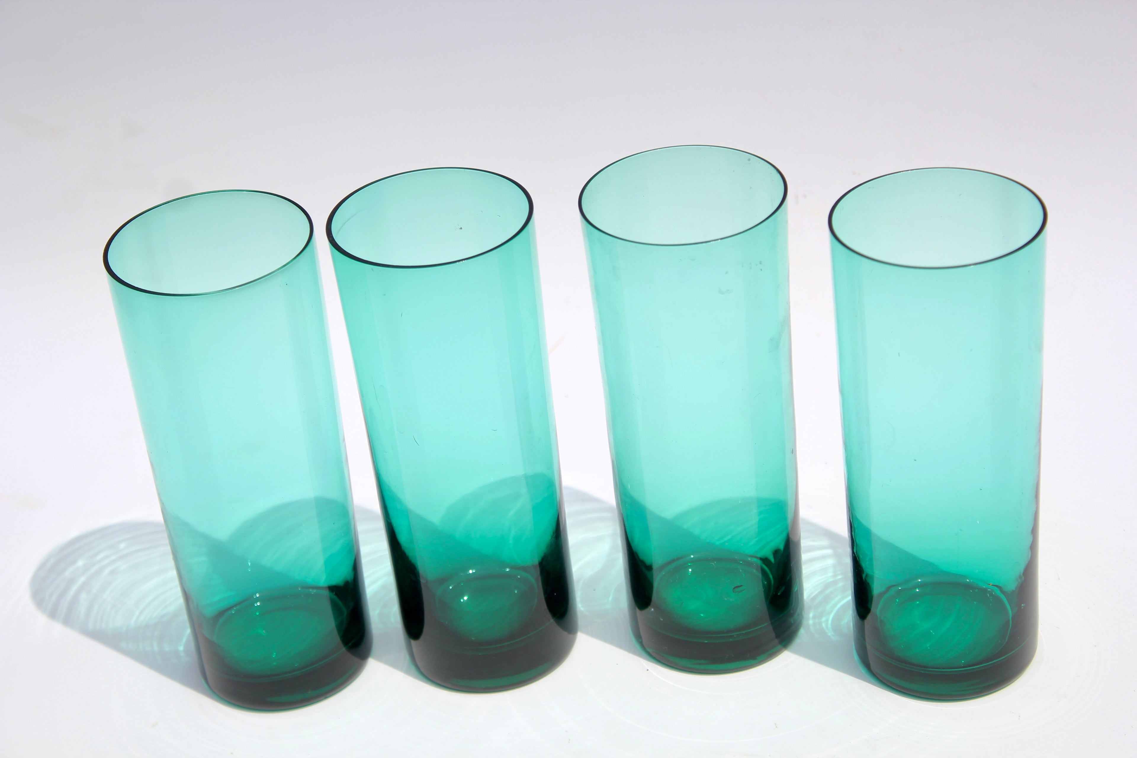 Aquamarine Highball Glasses