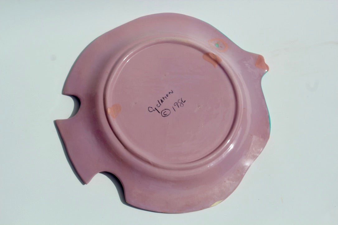 Julie Sanders Cyclamen Fish Plate