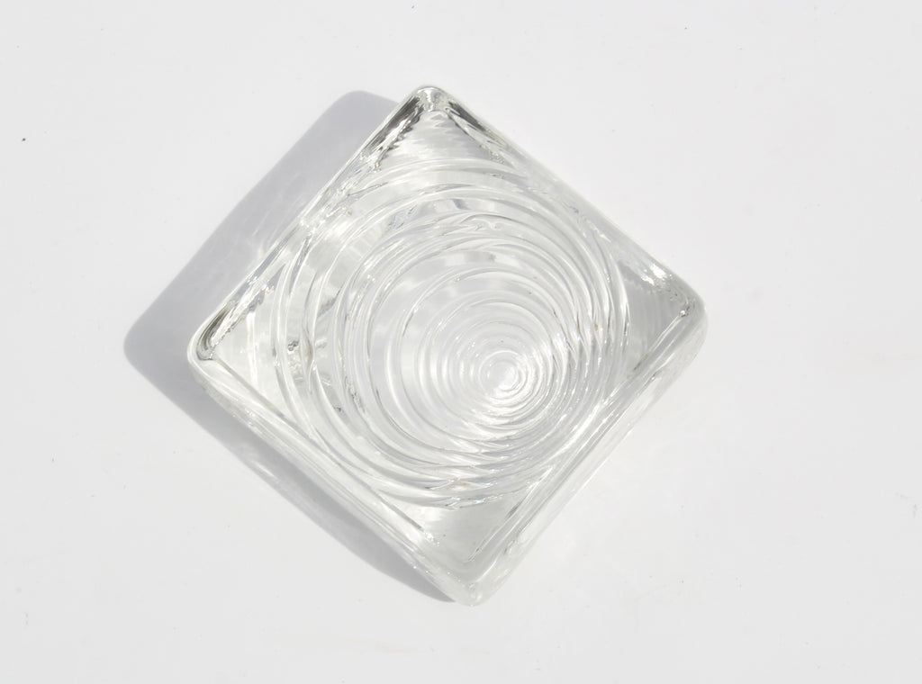 Square Glass Ashtray