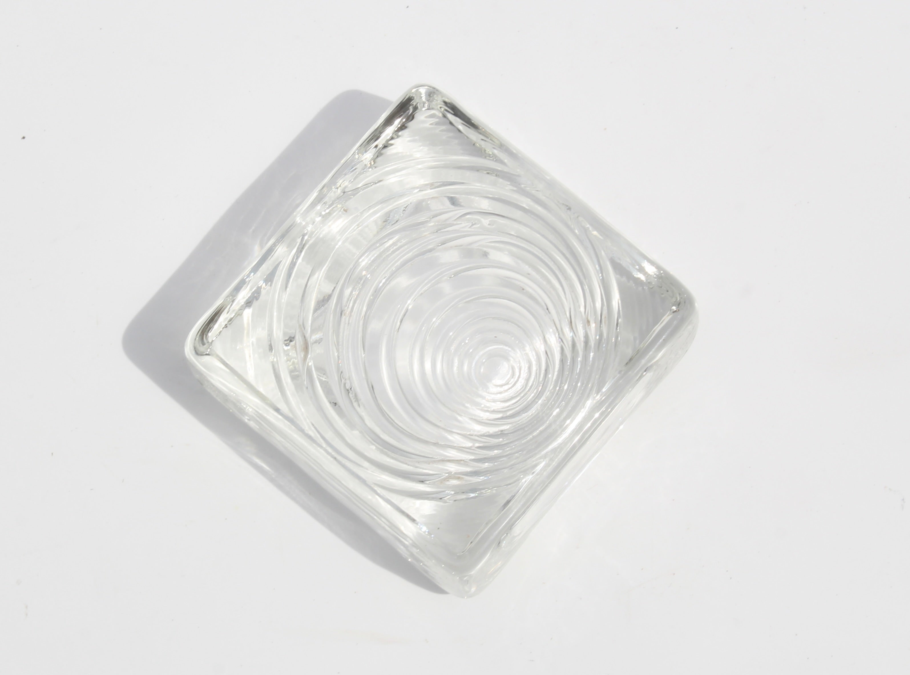 Square Glass Ashtray