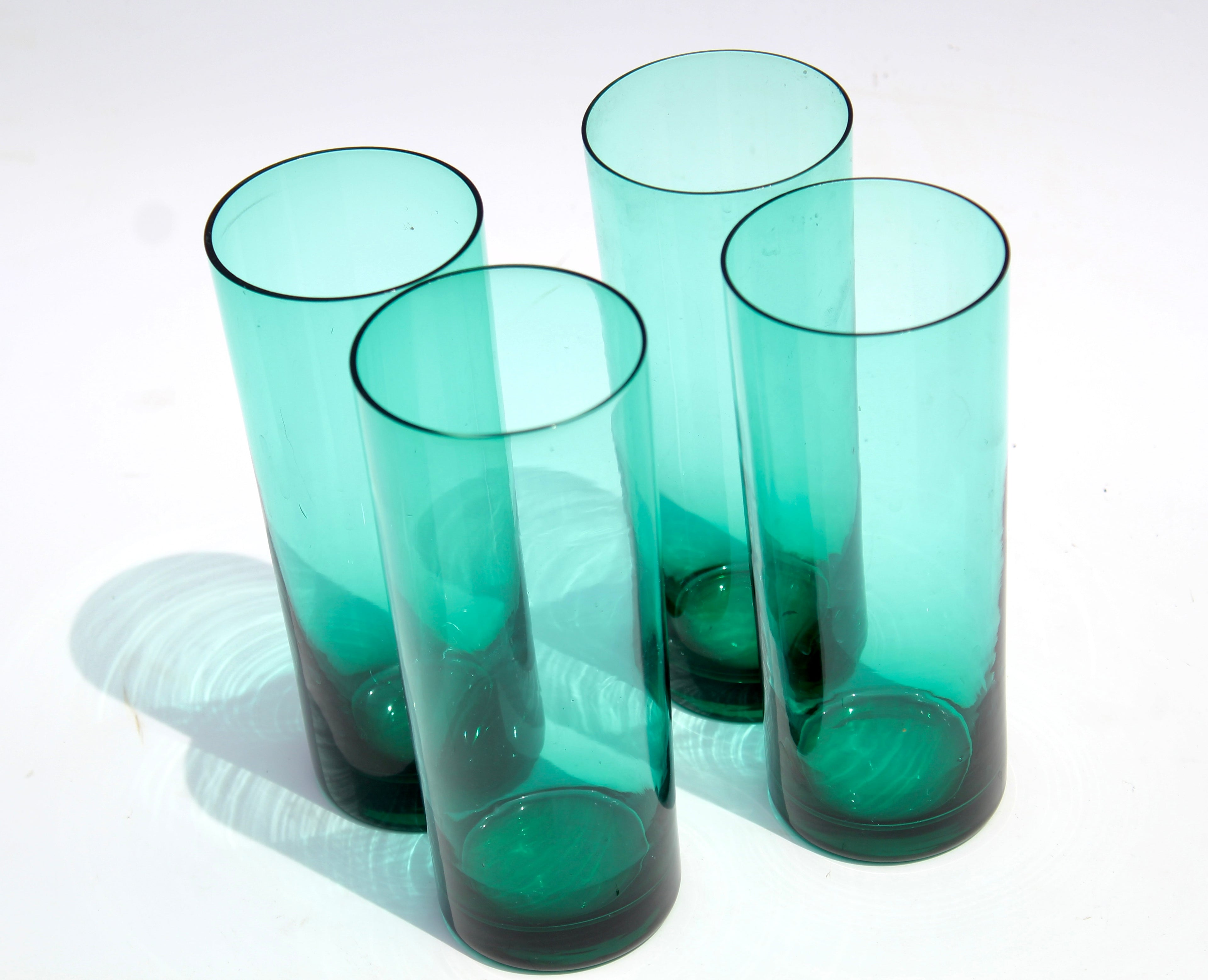 Aquamarine Highball Glasses