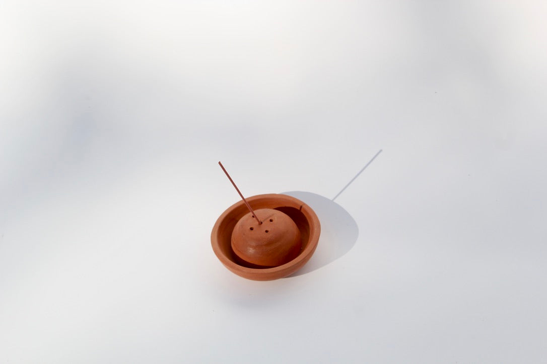 Terracotta Incense Holder