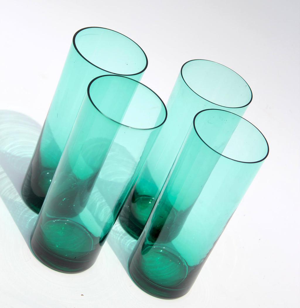 Aquamarine Highball Glasses