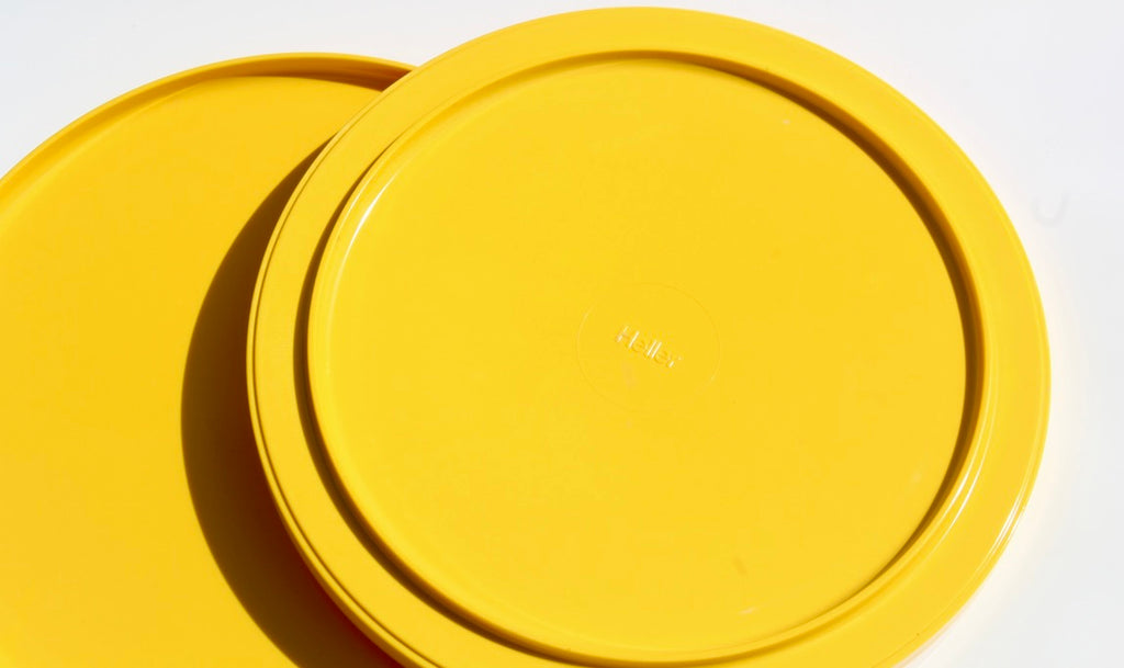 1960s Massimo Vignelli for Heller Yellow Serving Tray