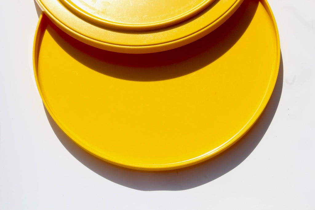 1960s Massimo Vignelli for Heller Yellow Serving Tray