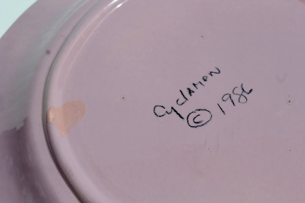 Julie Sanders Cyclamen Fish Plate