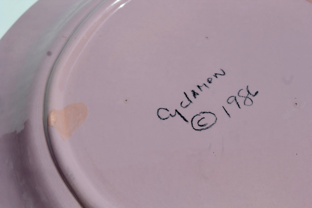 Julie Sanders Cyclamen Fish Plate