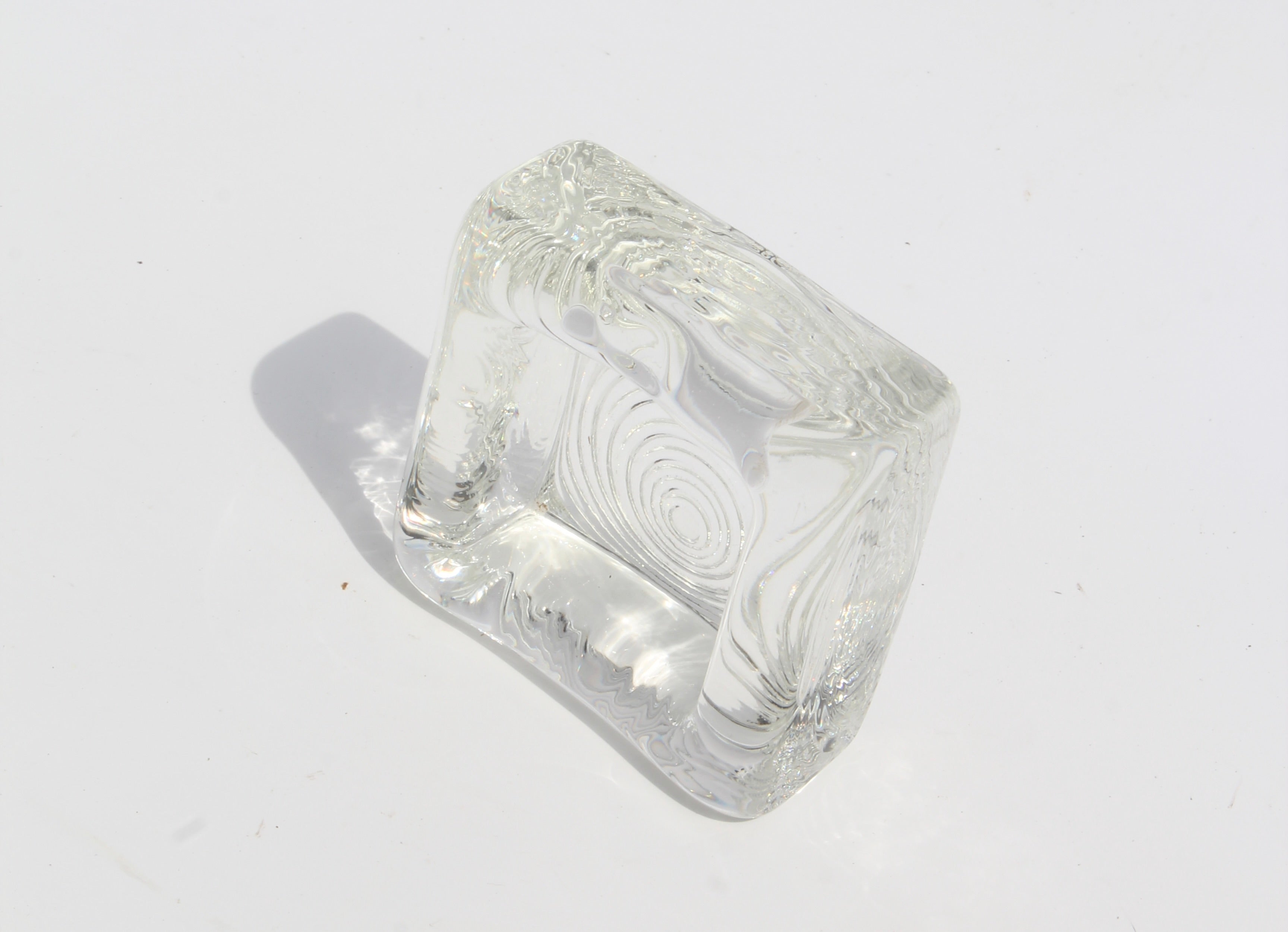 Square Glass Ashtray