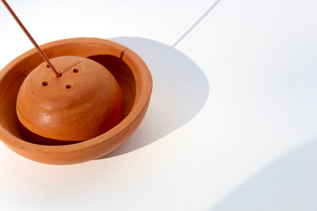 Terracotta Incense Holder